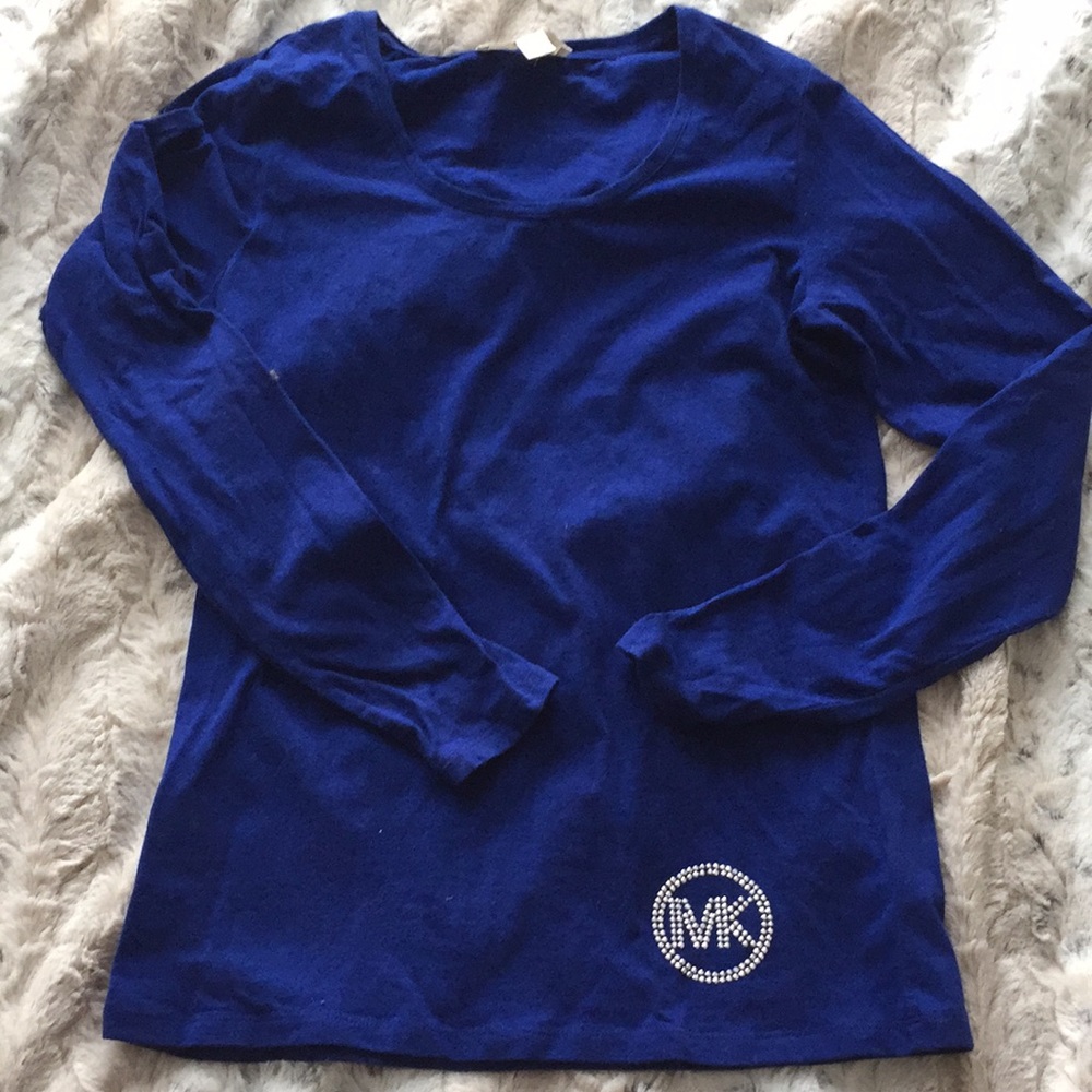 Michael Kors xs blue long sleeved shirt